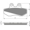 Plaquettes de frein Sherco City Corp 125  Avant Nc - EBC FA167 - Raven 100-095