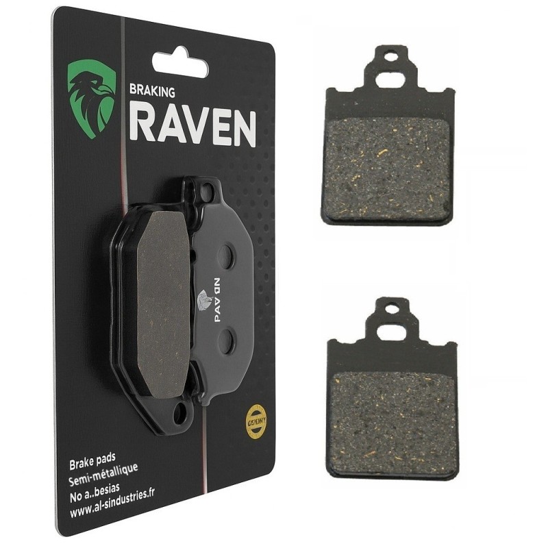 Plaquettes de frein Fantic Sport 125 HP1 Av Ga ou Dr Nc - EBC FA60 - Raven 100-096