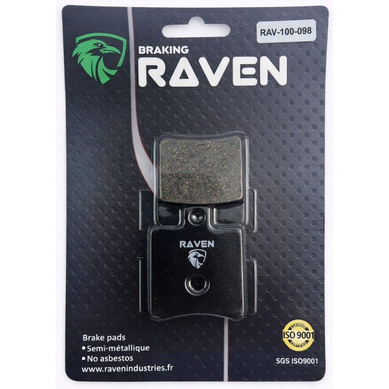 Plaquettes de frein Qooder Quadro 350 4D  Av Ga ou Dr QCA064886000 - EBC FA193 - Raven 100-098