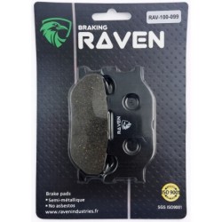 Plaquettes de frein Yamaha XVS 125 DragStar  Avant 4EB-W0045-00 - EBC FA199 - Raven 100-099