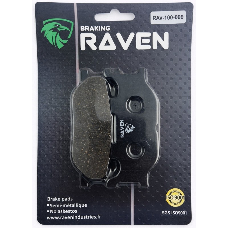 Plaquettes de frein Yamaha XVS 125 V-Star Avant 4GA-W0045-00 - EBC FA199 - Raven 100-099