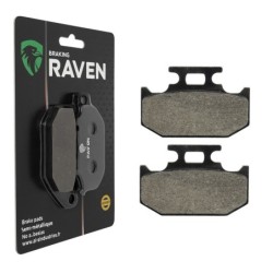 Plaquettes de frein Yamaha WRZ 500  Arrière 5GF-W0046-00 - EBC FA152/2 - Raven 100-100