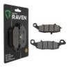 Plaquettes de frein Kawasaki ER 650 6N 6F Avant Gauche 43082-0009 - EBC FA229 - Raven 100-104