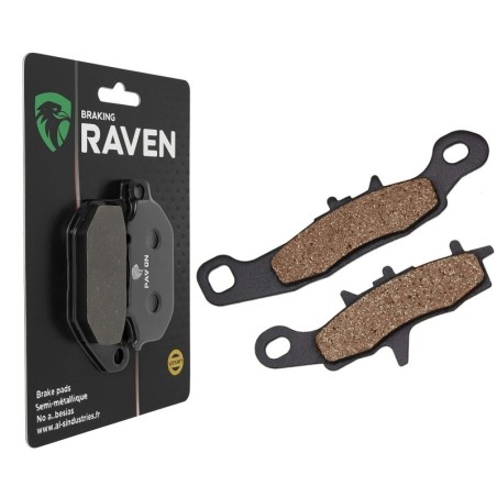 Plaquettes de frein Kawasaki KL 250 Super Sherpa, Stockman Avant 43082-1196 - EBC FA258 - Raven 100-108