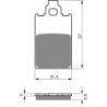 Plaquettes de frein Fantic Oasis 75  Avant Nc - EBC FA116 - Raven 100-115
