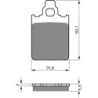 Plaquettes de frein Aprilia SR 50 Replica Avant Nc - EBC FA186 - Raven 100-118