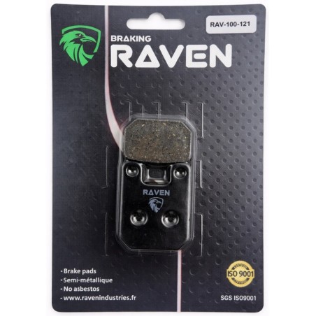 Plaquettes de frein Alfer MC 80  Arrière Nc - EBC FA115 - Raven 100-121
