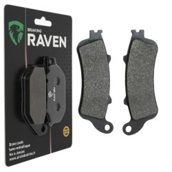Plaquettes de frein Honda Silverwing 600 FJS Avant 45150-KBK-9000 - EBC FA281 - Raven 100-135