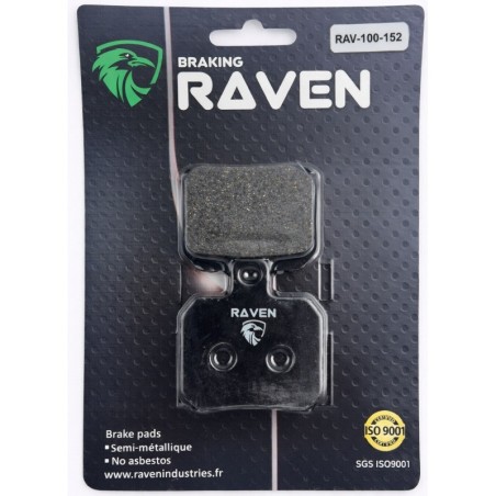 Plaquettes de frein Piaggio X9 180 Amalfi Ar, Av Ga ou Av Dr Nc - EBC FA266 - Raven 100-152