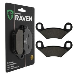 Plaquettes de frein Polaris Scrambler 500  Av Ga ou Av Dr 1910036 - EBC FA159 - Raven 100-162