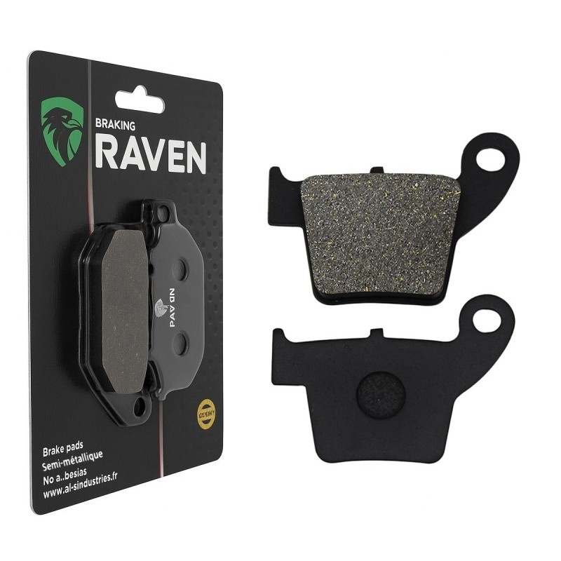 Plaquettes de frein Honda CRF 250 X  Arrière 06435-KRN-712 - EBC FA346 - Raven 100-176