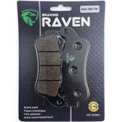 Plaquettes de frein Honda ST 1100 Pan European Avec ABS Av Ga ou Dr 06455-MBT-611 - EBC FA261 - Raven 100-178