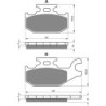 Plaquettes de frein Cannondale Glamis 440  Avant Gauche Nc - EBC FA307 - Raven 100-182