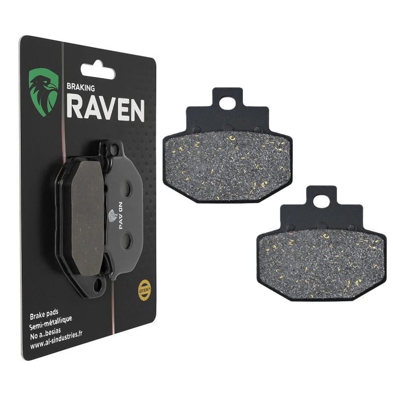 Plaquettes de frein Piaggio New Fly 125 ie Arrière Nc - EBC FA321 - Raven 100-186