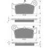 Plaquettes de frein Sherco 4.5 450 i SM LT E Arrière Nc - EBC FA367 - Raven 100-187