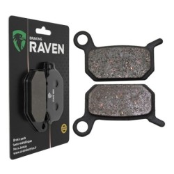 Plaquettes de frein Husqvarna CR 50 Junior Senior Pro Arrière Nc - EBC FA325 R - Raven 100-190