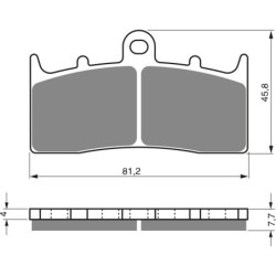 Plaquettes de frein Bmw R 1200 CL  Av Ga ou Av Dr 34117690170 - EBC FA294HH - Raven 100-194