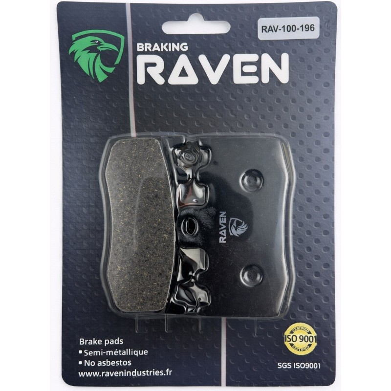 Plaquettes de frein Bmw R 1200 GS RT S ST Av Ga ou Av Dr 34117660448 - EBC FA335HH - Raven 100-196