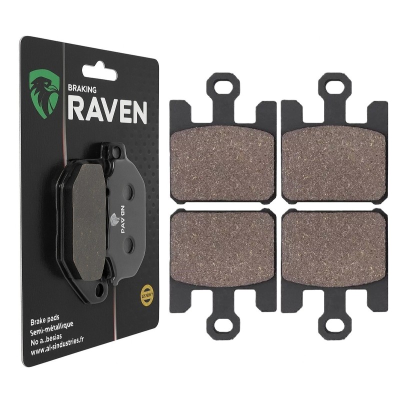 Plaquettes de frein Suzuki GSX-R 1000  Av Ga ou Av Dr 59100-18851 - EBC FA369/4HH - Raven 100-200