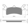 Plaquettes de frein Polaris Magnum 330 2x4 4x4 Arrière 2202414 - EBC FA314R - Raven 100-209