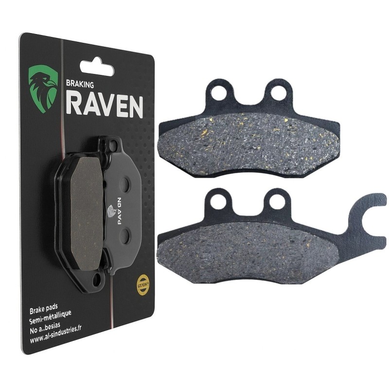 Plaquettes de frein Italjet Jupiter 250  Arrière Nc - EBC FA374 - Raven 100-215