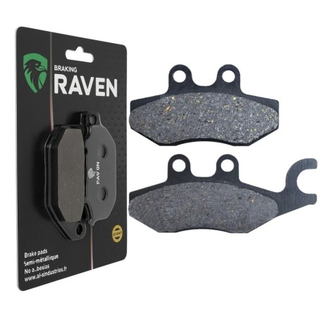 Plaquettes de frein Italjet Jupiter 250  Arrière Nc - EBC FA374 - Raven 100-215