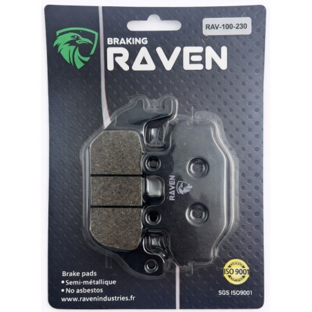 Plaquettes de frein Adly Crossroad Sentinel 300  Av Ga ou Dr Nc - EBC FA377 - Raven 100-230
