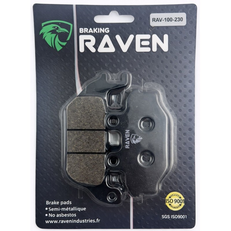 Plaquettes de frein Tgb Gunner 550  Av Ga ou Dr Nc - EBC FA377 - Raven 100-230