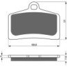 Plaquettes de frein Aprilia RS4 125  Avant Nc - EBC FA399 - Raven 100-233