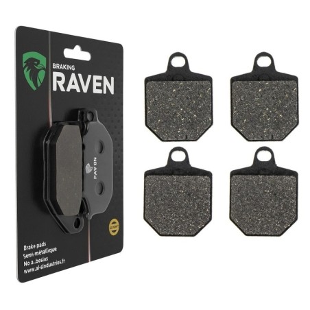 Plaquettes de frein Aprilia MXV 450 Magura caliper Avant Nc - EBC FA433/4HH - Raven 100-238