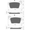 Plaquettes de frein Suzuki GSX-R 750  Arrière 69100-47820 - EBC FA436 - Raven 100-242