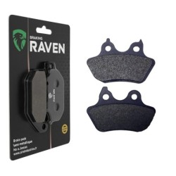 Plaquettes de frein Harley-davidson Dyna Street Bob 1584 FXDB Arrière Nc - EBC FA434 - Raven 100-244