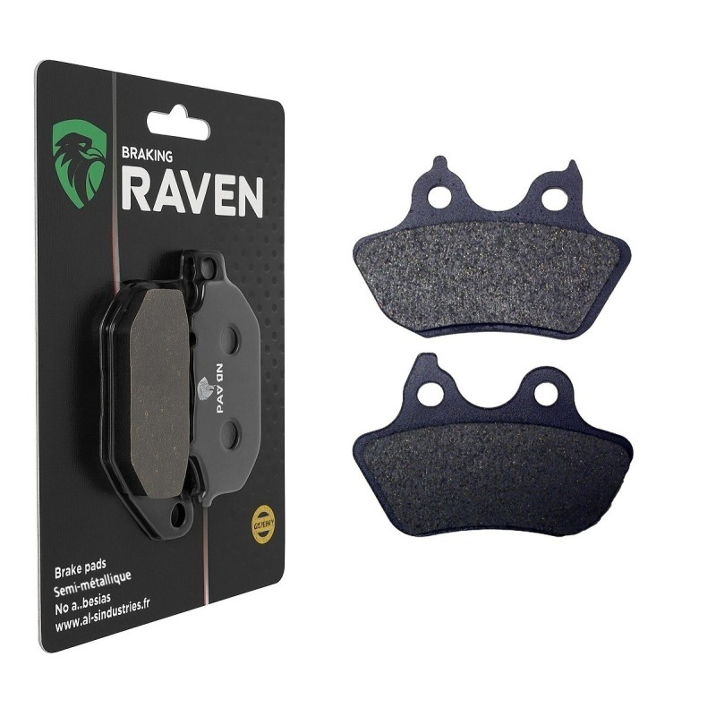 Plaquettes de frein Harley-davidson Cvo Softail Springer FXSTSSE Arrière 46721-06A - EBC FA434 - Raven 100-244