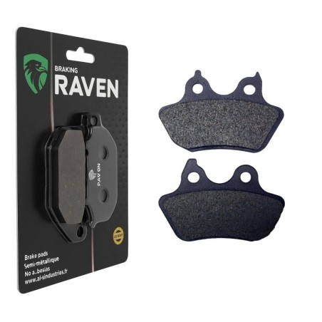 Plaquettes de frein Harley-davidson Cvo Softail Springer FXSTSSE Arrière 46721-06A - EBC FA434 - Raven 100-244