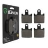 Plaquettes de frein Kawasaki ZX 1400 ABS Av Ga ou Av Dr 43082-0104 - EBC FA417/4HH - Raven 100-249