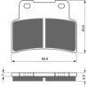 Plaquettes de frein Aprilia Mana 850 NA Av Ga ou Av Dr Nc - EBC FA432 - Raven 100-251