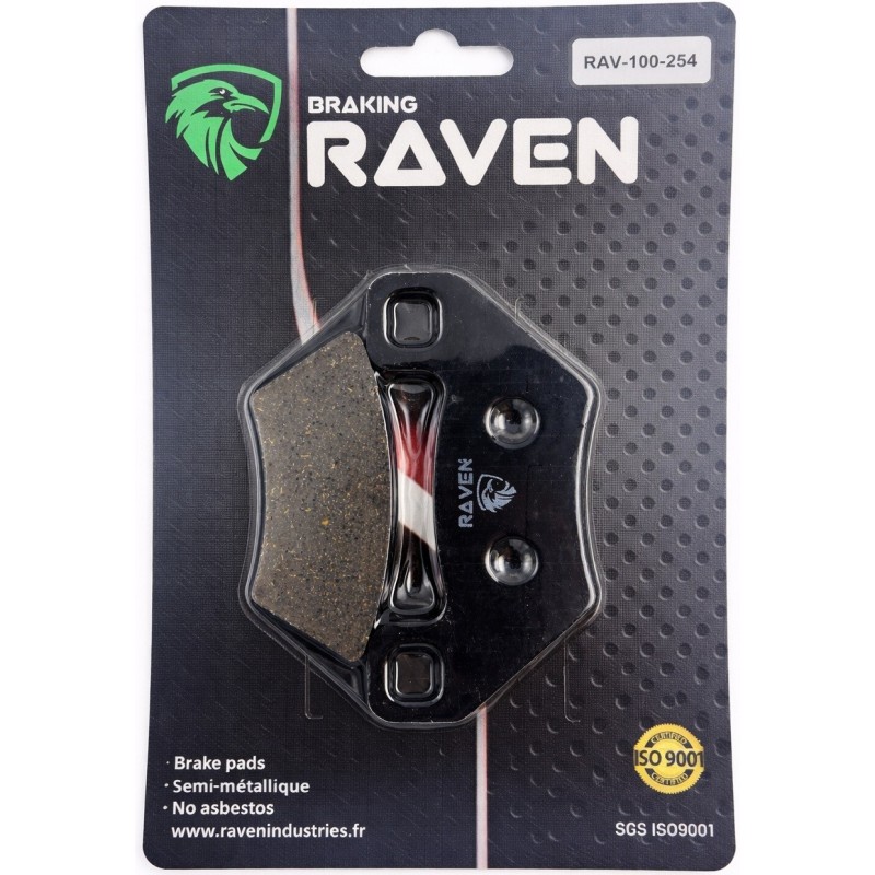 Plaquettes de frein Arctic-cat Prowler 550 LDT EFI Ar, Av Ga ou Av Dr 0502-604 - EBC FA395 - Raven 100-254