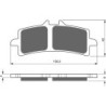 Plaquettes de frein Mv-agusta F4 1000 R 312 Av Ga ou Av Dr 8000B1663 - EBC FA447HH - Raven 100-258