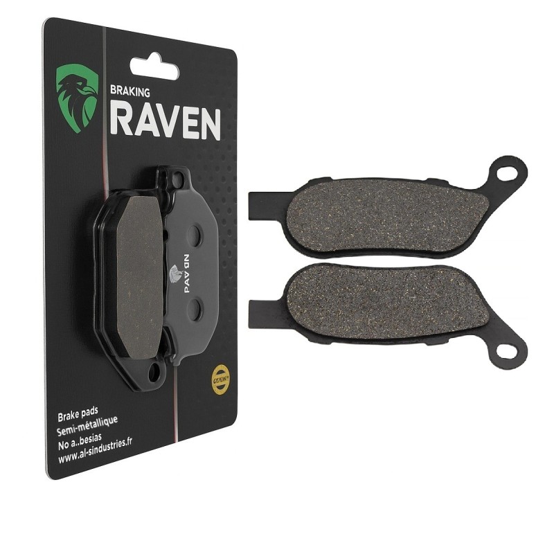 Plaquettes de frein Harley-davidson Softail Standard FXST Arrière 42298-08 - EBC FA458HH - Raven 100-273