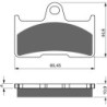 Plaquettes de frein Quadzilla RS6  Arrière Nc - EBC FA344 - Raven 100-281
