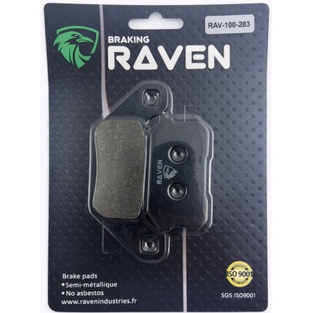 Plaquettes de frein Adly Crossroad Sentinel 220  Arrière Nc - EBC FA431 - Raven 100-283