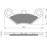 Plaquettes de frein Quadzilla E 320 4x4 Av Ga ou Av Dr Nc - EBC FA453 - Raven 100-284