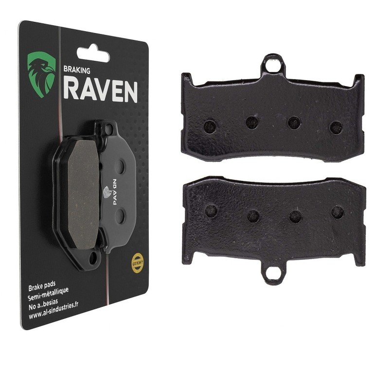 Plaquettes de frein Triumph Daytona 675  Av Ga ou Dr T2021221 - EBC FA491 - Raven 100-296