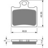 Plaquettes de frein Ktm SX 85 17/14 19/16 pouce Arrière 47013090300 - EBC FA602 - Raven 100-297