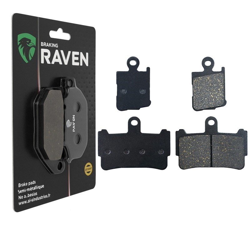 Plaquettes de frein Honda VFR 1200 F  Av Ga ou Dr 06435-MGE-006 016 - EBC FA499/4HH - Raven 100-298