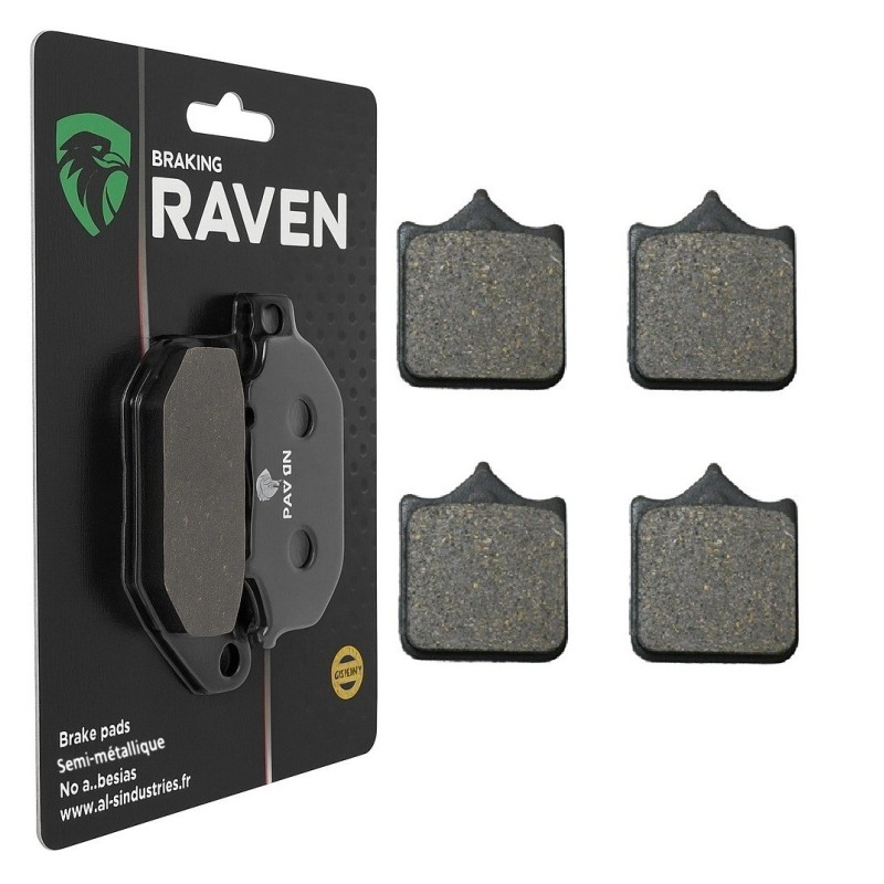 Plaquettes de frein Bmw S 1000 RR  Av Ga ou Dr 34117714800 - EBC FA604/4HH - Raven 100-304