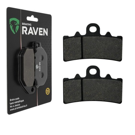 Plaquettes de frein Ktm Duke 390  Avant 93813030044 - EBC FA606 - Raven 100-305