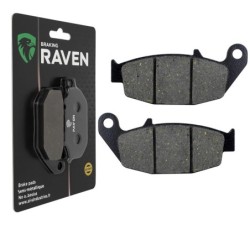 Plaquettes de frein Benelli BN 125 L EFi  Max Arrière 705601014 - EBC FA629TT - Raven 100-311