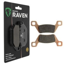 Plaquettes de frein Kymco MXU 550 i 4x4 LOF Arrière 43105-LFE9-305 - EBC FA600/2 - Raven 100-314