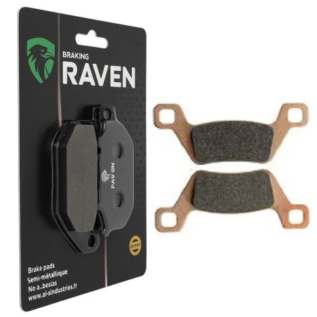 Plaquettes de frein Kymco MXU 550 i 4x4 LOF Arrière 43105-LFE9-305 - EBC FA600/2 - Raven 100-314